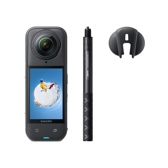 Paquete de cámara de acción Insta360 X5 impermeable 8K 360°