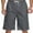 Gray, variant on EQWLJWE Men's Shorts Casual Classic Fit Drawstring Summer Beach Shorts with Elastic Waist and Pockets