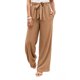 thumbnail image 2 of Pantalones largos informales rectos con fajas de Color liso para mujer a la moda Fridja  alkflakhf33980, 2 of 7