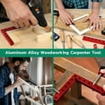 thumbnail image 3 of Corner Clamps for Woodworking, 90 Degree Clamps Woodworking Tools 5.5"x 5.5"Aluminum L Type Positioning Clamping Squares Carpenter Tool for Boxes, Cabinets, Drawers, 3 of 9