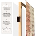 thumbnail image 4 of Oriental Furniture 6 ft. Tall Yesterday Canvas Room Divider - 3 Panel, 4 of 7