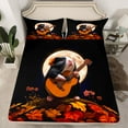 thumbnail image 2 of Feelyou 3D Guinea Pig Full Size Sheets for Teen, Kawaii Guitar Hamster Animal Bed Sheets, Mystic Moon Galaxy Sheet Sets, Luxury Bedroom Decor, 4 Pieces, 2 of 7