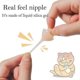 thumbnail image 2 of Bubble milk bowl silicone bottle nipple is suitable for newborn kittens,puppies, small animals(5 white nipples + 3 syringes), 2 of 5