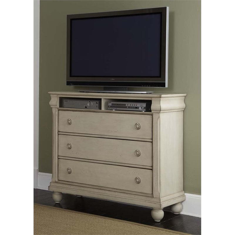Liberty Furniture Rustic Traditions Ii 3 Drawer Media Chest In