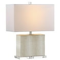thumbnail image 4 of SAFAVIEH Delia 20.5 in. H Rectangular Faux Table Lamp, Cream, 4 of 5