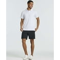 thumbnail image 6 of Real Essentials 3 Pack: Men's Dry-Fit Short Sleeve Polo Shirt - Performance Golf Moisture Wicking (Available In Big & Tall), 6 of 6