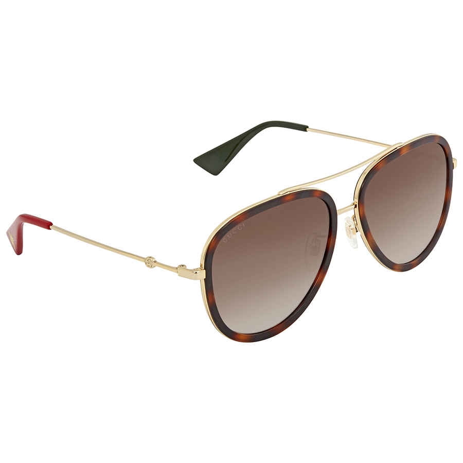 gucci brown gradient sunglasses