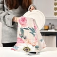thumbnail image 6 of Kitchen Towels Pink Flowers Pattern Cleaning Towel Absorbent Hand Towels Tea Towels for Home Restaurant Dish Clean 28" x 18", 4PCS Washcloth Gift, 6 of 7
