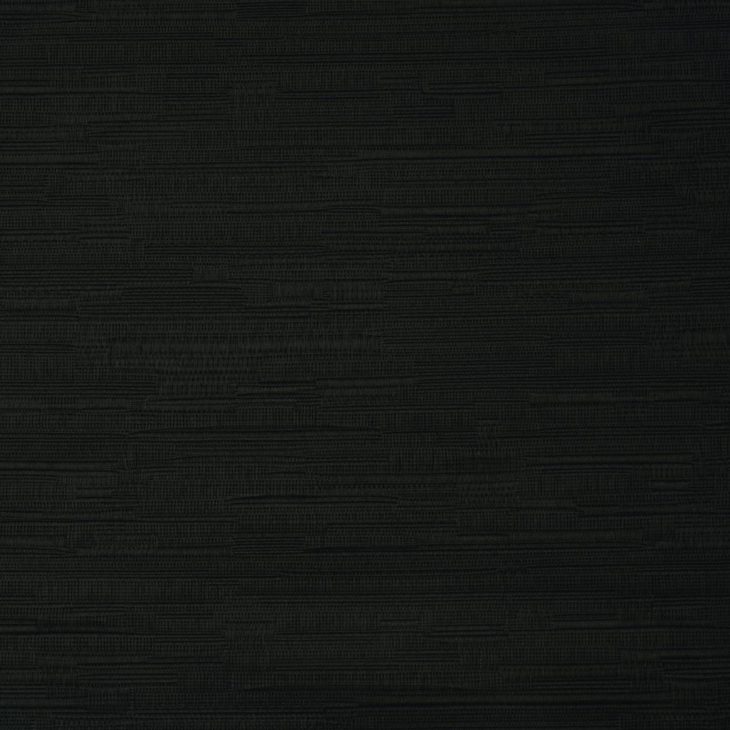 Loft Living Spirit Total Blackout Textured Grommet Single Curtain Panel 52" x 108" in Black