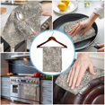 thumbnail image 3 of Grey Christmas Kitchen Towels Set of 4, Water Absorbent Dish Towel, Vintage Winter Snowflakes Patterned Decorative Hand Towels - Quick Drying Cloth for Cooking Baking, 18x28 Inch, 3 of 8