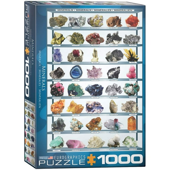 Eurographics Minerals Of The World 1000 Piece Puzzle (6000-2008)
