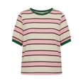 thumbnail image 4 of xfsWaSs Mens T Shirts Color Block Striped Casual T-Shirts Loose Fit Comfortable Round Neck Tee Tops Summer Short Sleeve Tshirts Trendy Tees Tshirts, 4 of 4