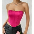 thumbnail image 6 of DTBPRQ Lace Corset Top Corset Tops for Women Sexy Bustier Tops for Women Going Out Vintage Spaghetti Strap Party, 6 of 9