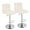 Beige, variant on Fijinhom Bar Stools Set of 2 Modern PU Leather Kitchen Counter Height Adjustable Swivel Barstool with Back,Beige