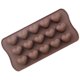 thumbnail image 1 of 4 piezas 15 cavidades en forma de corazón molde de chocolate molde de silicona para dulces, 1 of 3