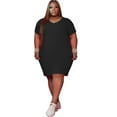 thumbnail image 1 of Robe T-Shirt Classique de Mode pour Femmes Grande Taille, 1 of 7