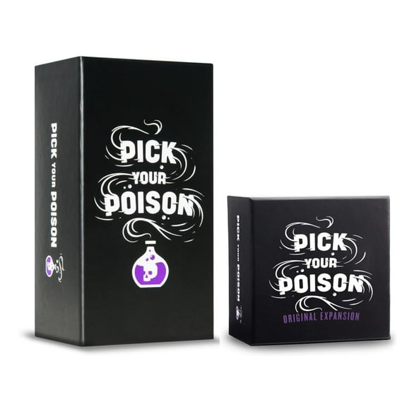 Pick Your Poison Card Game: The "What Would You Rather Do?" Party Game for All Ages - Family Edition   Expansion Pack Set