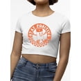 thumbnail image 3 of Stay Positive Energy Crop Tee Women's -SelectDesign Designs, 3 of 4