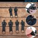 thumbnail image 4 of Cremalleras de reparación desmontables universales, mochilas de costura DIY, reparación de monederos, cremalleras de repuesto con cabezal de cremallera, nuevo diseño, 6 uds., 4 of 5