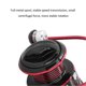 thumbnail image 3 of Metal Spinning Wheel Spool Sea Rod Lure Rock Fishing Long Shot Reel Tackle Black RedDM2000, 3 of 4