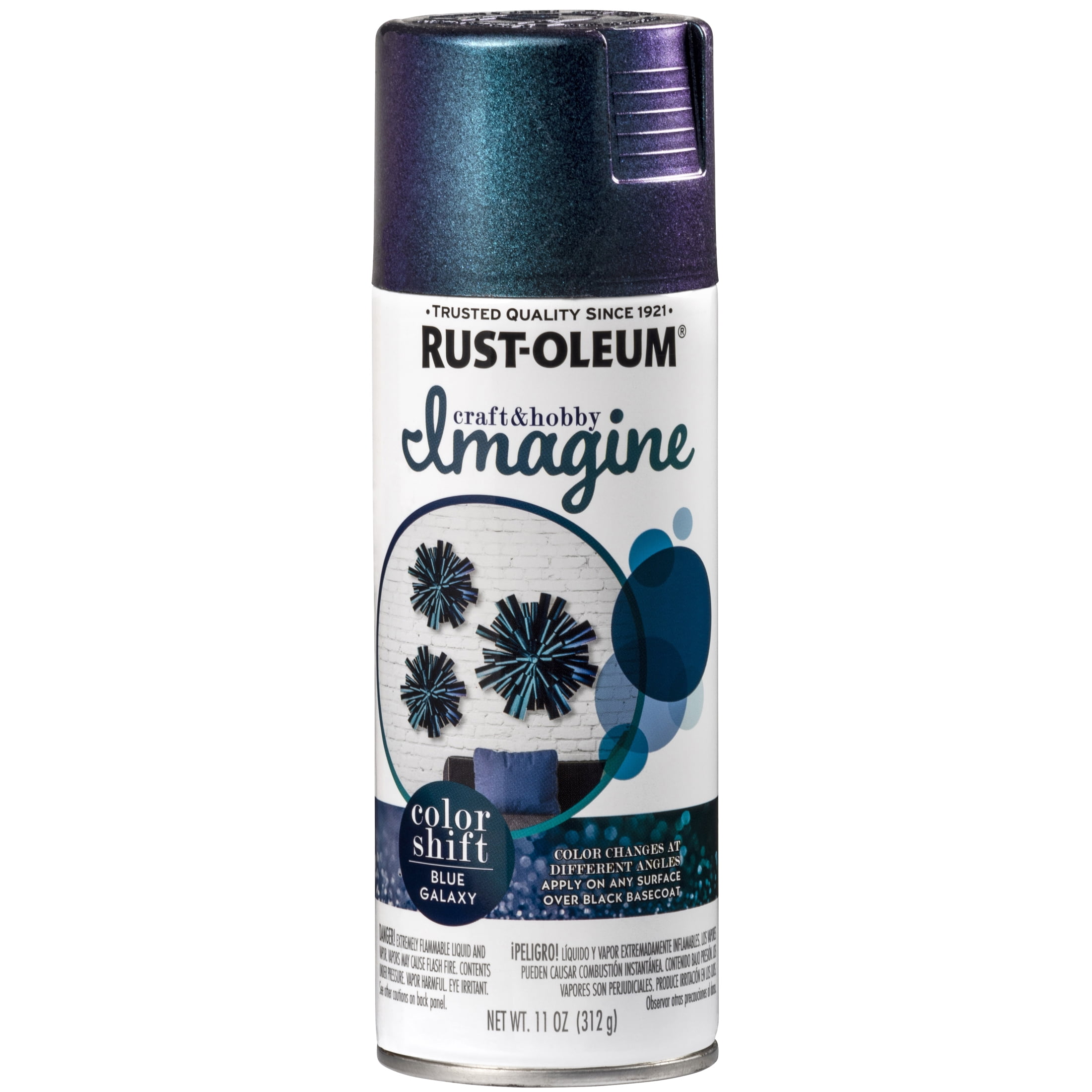 Iridescent Shimmer Rust Oleum Craft Hobby Gloss Imagine Colorshift Spray Paint 353469 11 oz. 4 Pack Walmart