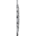 thumbnail image 4 of Ekena Millwork 18"W x 18"H x 3 1/4"ID x 1 1/2"P Crawley Ceiling Medallion (Fits Canopies up to 6 3/4"), Hand-Painted Ultra Pure White Crackle, 4 of 5