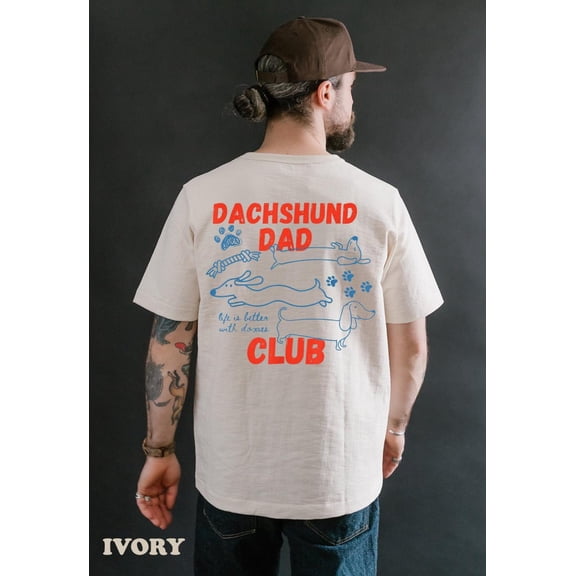 Dachshund Dad Best Dog Father Day Weiner Dog Owner T-Shirt