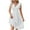 White, variant on Zpanxa Women's Lace V Neck Dress Sleeveless Summer Evening Dress Sheer Cover Up for Party