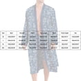 thumbnail image 2 of Conjunto de camisón y pantalones cortos estampados de verano para hombre, bata de baño de seda helada, ropa de casa, camisón para hombre, conjunto de camisón y pantalones cortos para hombre, 2 of 8