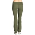 thumbnail image 3 of Women & Plus Workout Fitness Stretch Comfy Lounge Flare Slim Fit Yoga Pants, 3 of 3