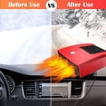 thumbnail image 2 of 1PCS 12V Portable Car Heater Heater Fan Windshield Defogger and Defogger Heating & Cooling Fan Base, 2 of 5