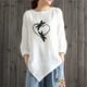 thumbnail image 2 of Camiseta de manga larga con cuello redondo y estampado informal a la moda de verano para mujer Fridja  fjkfkj1750, 2 of 4