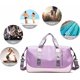 thumbnail image 5 of Bolsa de lona grande, bolsa de lona con compartimento para zapatos, bolsillo húmedo, bolsa de lona impermeable para gimnasio para mujeres y hombres, bolsa de fin de semana Oxford para fitness, camping JFHHH pequeña, 5 of 5