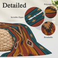 thumbnail image 6 of Aztec Southwest Throw Pillow Cover, Pillowcase Protectors with Zipper, Breathable Decorative Lumbar Pillow Case Cover, Vintage Geometric Farmhouse Art Pillow Shams for Couch Sofa 16x24Inch, 6 of 8