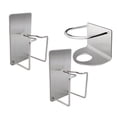 thumbnail image 1 of MasteelfCA 3pcs Punch-free Storage Holders Toothbrush Brackets Wall-mounted Toothpaste Rack for Restroom Bathroom Kitchen, 1 of 8