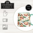 thumbnail image 5 of 10 Strawberry Street Bella Mug, Peacock Royale, Set of 4, 5 of 8