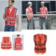thumbnail image 3 of 1 Chaleco Reflectante, Ropa de Trabajo de Seguridad, Chaleco Fluorescente Rojo M Irfora VM-1002, 3 of 7