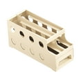 thumbnail image 3 of Contenedor de huevos rodante automático para refrigerador, bandeja para huevos de 3 niveles, para 28 huevos, dispensador de huevos rodante organizador, 3 of 9