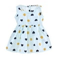 thumbnail image 1 of Économies d'Été Liquidation 2025 Bovxnpu Robes d'Été pour Filles, Robes Décontractées pour Filles, Robe d'Été Imprimée Sans Manches à Col Rond pour Bébés Filles, 1 of 3
