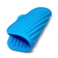 thumbnail image 3 of Wrapables Silicone Pot Holders, Multi-use Durable Flexible Non-Slip Insulated Silicone Trivet (Set of 2), Blue, 3 of 8