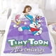 thumbnail image 5 of Tiny Toon: Las Aventuras anti-pilling, suave, ligera, esponjosa y acogedora de lujo para hogar y cocina – Perfecta para niños y adultos,110X70cm, 5 of 6