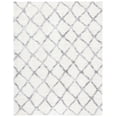 thumbnail image 3 of SAFAVIEH Berber Abel Geometric Shag Area Rug, Cream/Gray, 9' x 12', 3 of 9