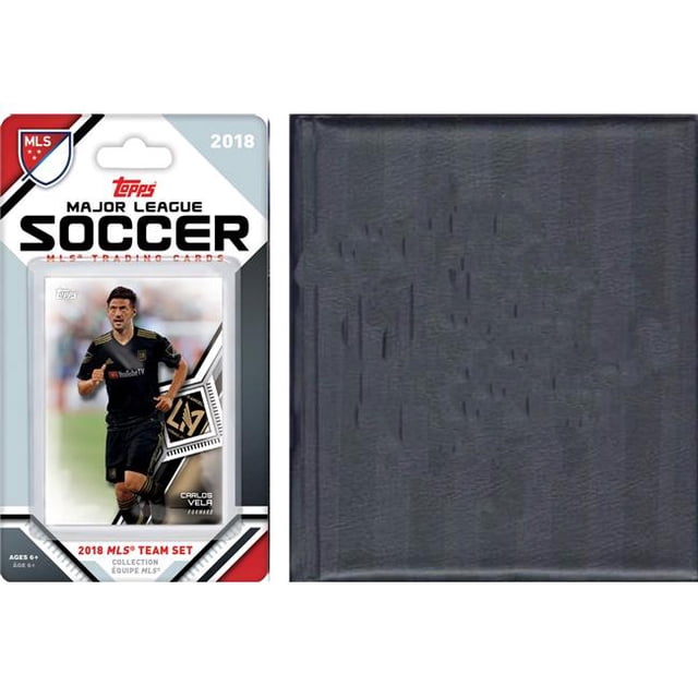 C&I Collectables LAFC18 MLS Los Angeles FC Licensed 2018 Topps Team Set & Storage Album