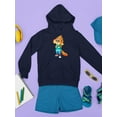 thumbnail image 3 of Dog In Winter Weather Hoodie Juniors -Image by Shutterstock,  Large, 3 of 4
