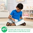 thumbnail image 2 of Melissa & Doug Ocean Puffy Sticker Play Set Travel Toy with Double-Sided Background, 40 Reusable Puffy Stickers, 2 of 9