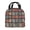 Rustic Patchwork, variant on Boho Patchwork Geometric Lunch Bag Thick Aluminum Foil Tote Cooler for Women Office Picnic Gift