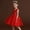 E-564Red, variant on FAOWME Toddler Kids Girls Dress Sleeveless Round Neck Solid Color Butterfly Design Elegant Comfortable Mesh Tutu Dresses For Evening Party,Blue,3-4 Years