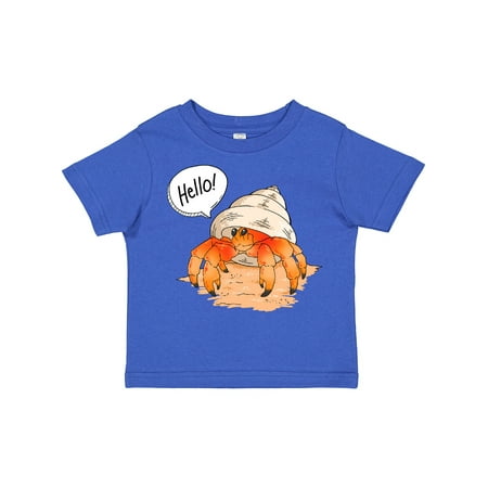 

Inktastic Summer Hello Cute Hermit Crab Boys or Girls Toddler T-Shirt