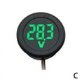 thumbnail image 1 of 4-100V Runde Zweidraht Auto Voltímetro LED Digitalanzeige FAST Stromzähl K2M0, 1 of 7