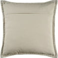 thumbnail image 6 of Ox Bay Wilma Set of 2 Gray Stitch Bordered 24" x 24" Cotton Adult Decorative Throw Pillows, 6 of 8